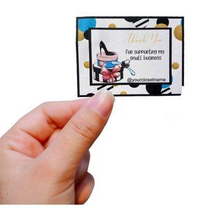 New High Heels Set of 100 Thank You Card